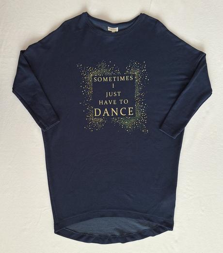 Šaty tričkové s nápisom, pompdelux,146