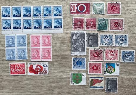 Staršie známky československo za 10eur, 