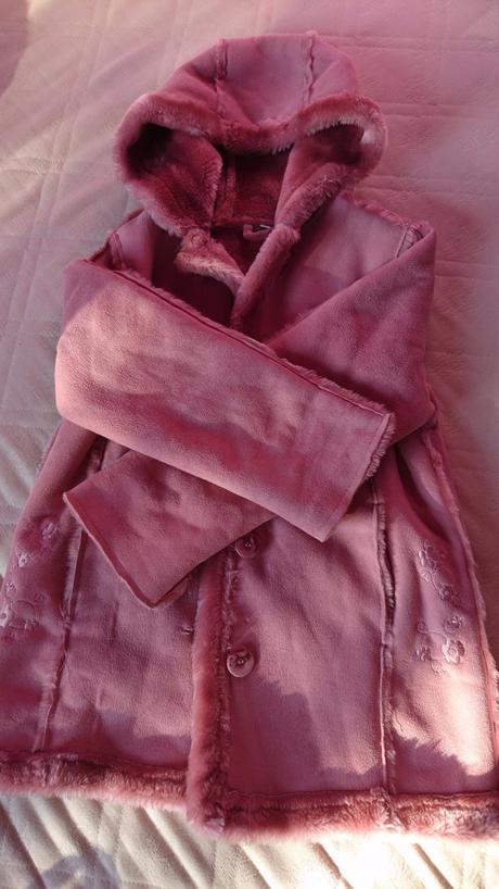 Detsky kozusok s kapucnou, 116