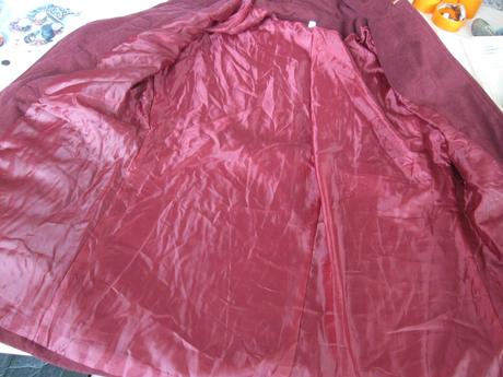 Jarný/jesenný bordový kabátik, 38, 38