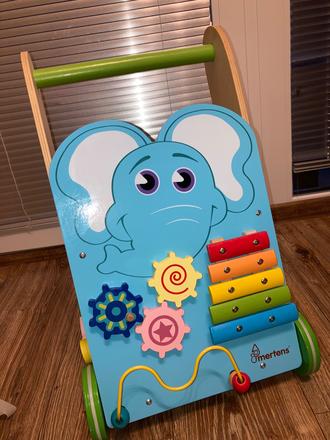 Drevené choditko bino (s krabicou),