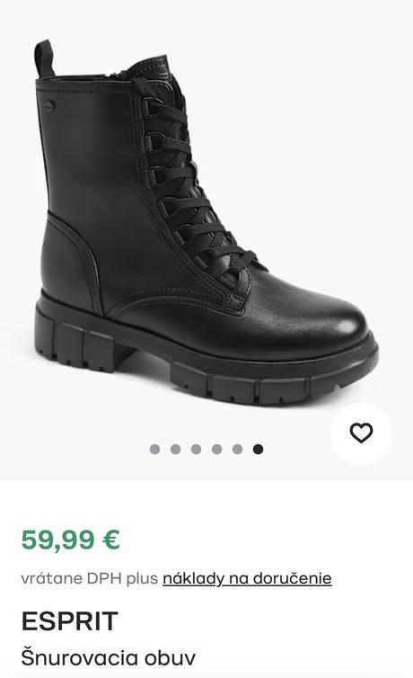 Šnúrovacie topánky zn.esprit veľ.38, esprit,38
