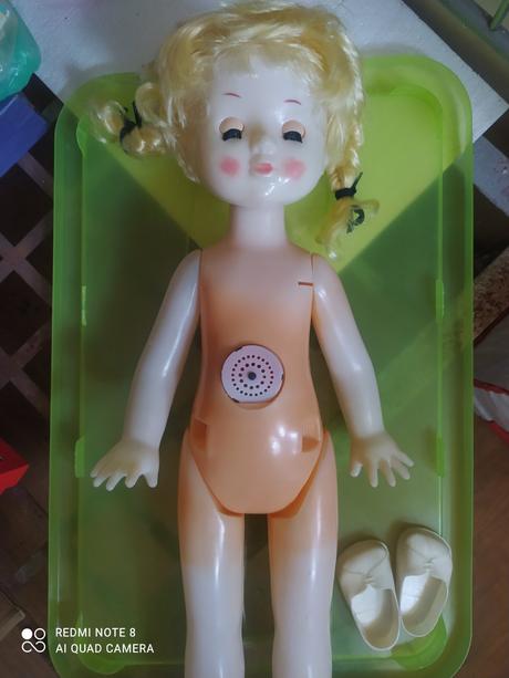 Retro vysoka babika 62cm  - 30 eur, 