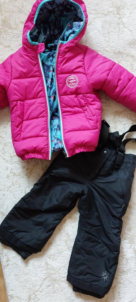 Zimná obojstranná bundička wedze, wedze,98