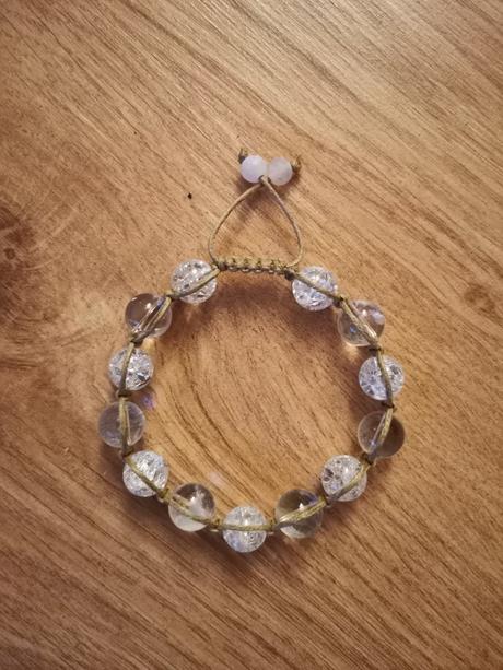 Krištáľ náramok kris, 