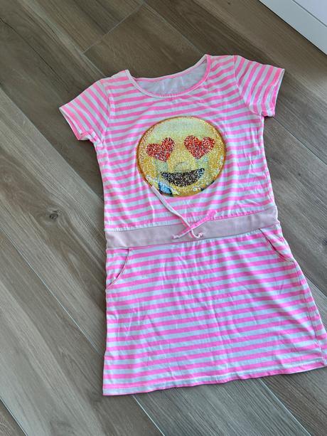 Šaty s meniacim obrázkom, h&m,146