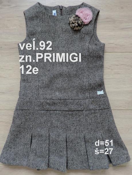 Šatová sukienka veĺ.92, primigi, primigi,92