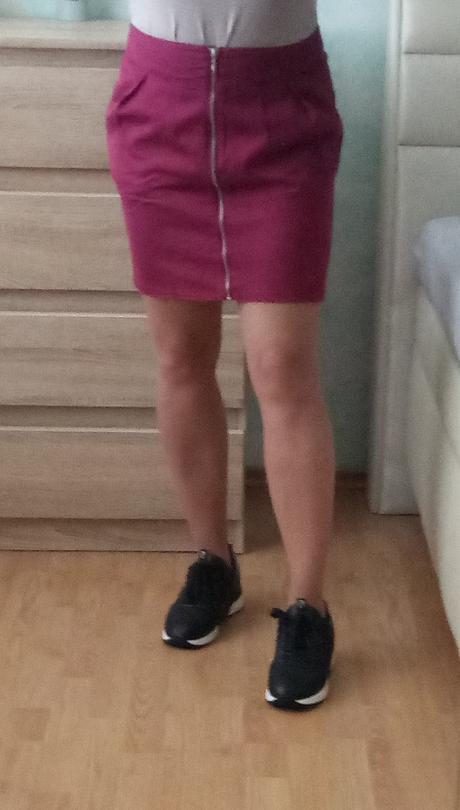 Sukňa so zipsom l, new yorker,m