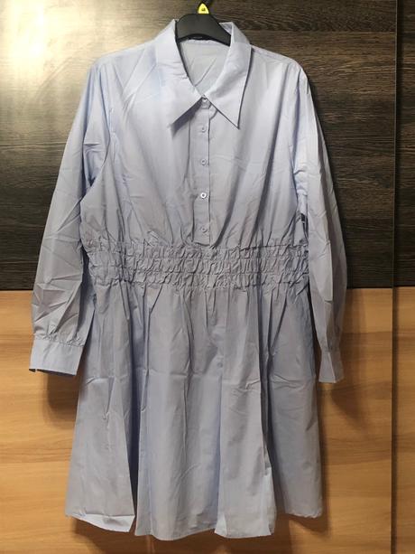 Bledomodre saty xxl, xxl