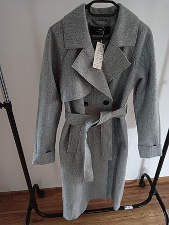 Teplý zimný kabát, s