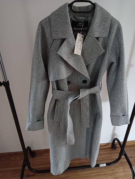 Teplý zimný kabát, s