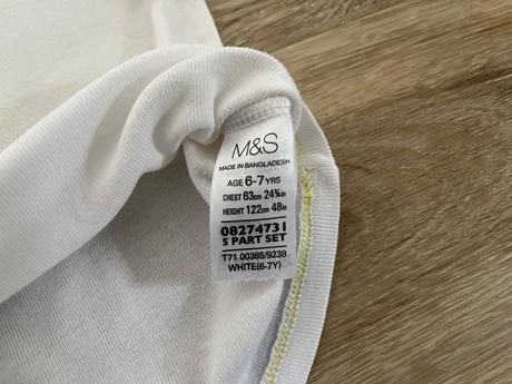 Tielka ako nové 7-8 rokov, marks & spencer,122