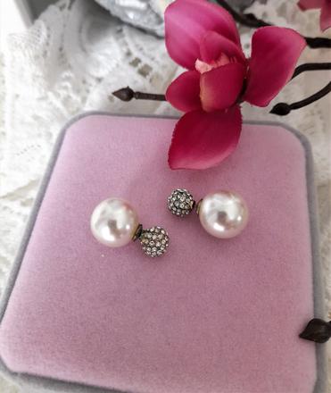 Náušnice perly,