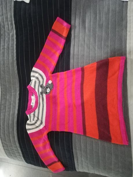 Pletené šaty so zajkom h&m, h&m,104