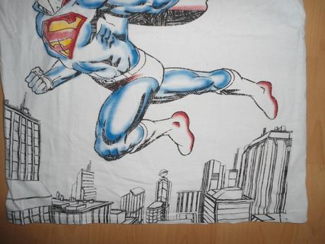 Chlapcenske biele tricko superman, 158