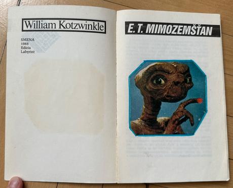 E. t. mimozemšťan kotzwinkle william za 1.5eur,