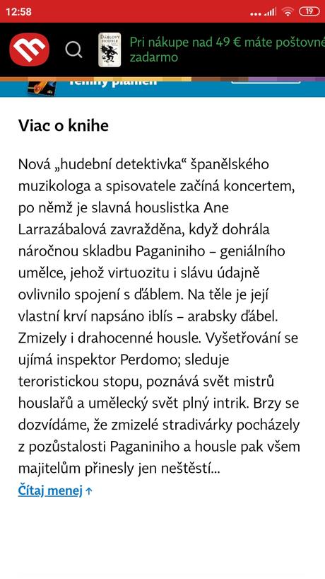 Kniha dablovy housle - necitana, 