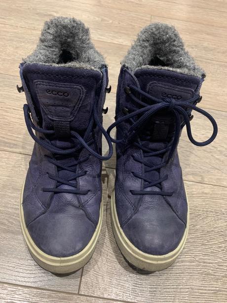 Ecco kožené, zateplené, nepremokavé topánky, čižmi, ecco,36