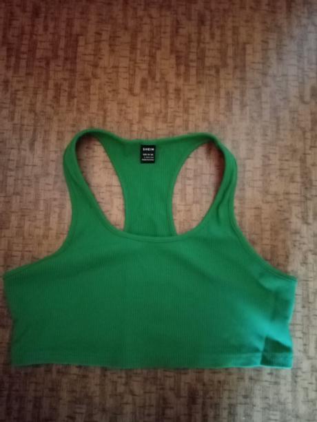 Crop top tielko, l