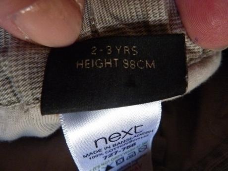 Podšité nohavice, next,98