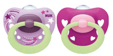 Nuk silikónový cumlík signature night hviezdy 2ks,, nuk