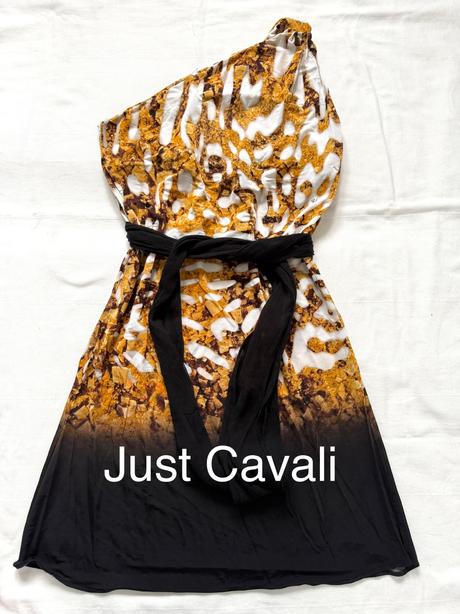 Originálne jednoramenné šaty just cavalli it 40, m