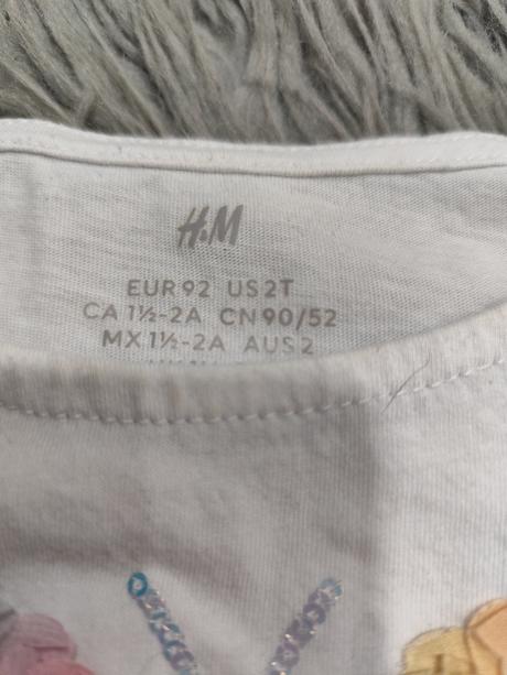 Tričko s motýlikom veľ. 92, h&m,92