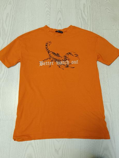 Oranžové tričko, fishbone,xs