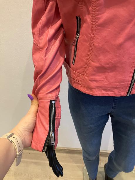 Dámsky koženkový kabát river island (38), river island,m