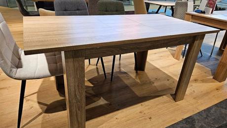 Rozťahovací/rozkladací stôl do jedálne, dub sonoma, 