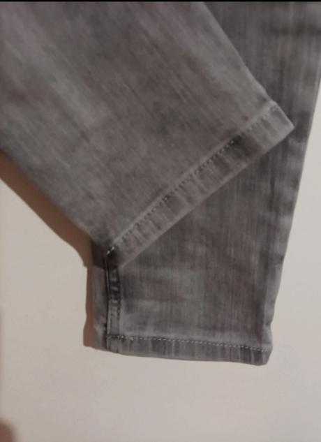 Čierne rip repair jeans, m