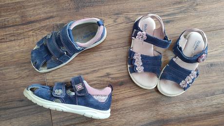 Celokožené sandale richter, richter,27