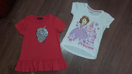 Tričko disney + tunika "jahoda" v.116/122, disney,116