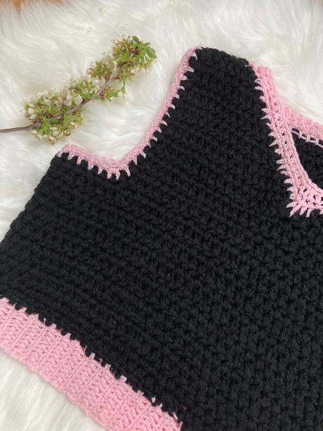 Handmade štrikovaná vesta, m / s