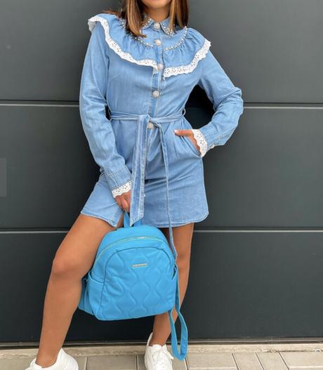 Nádherne jeans nové saty, m