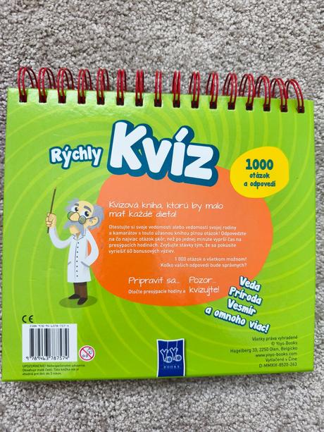 Kniha rýchly kvíz,