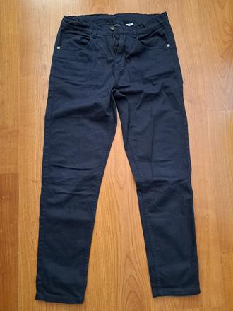 Tmavomodre elasticke nohavice 146, 146