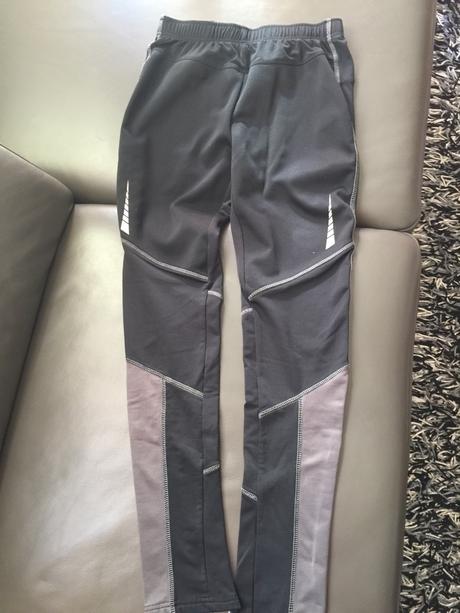 Čierne pánske športové elasťáky, s