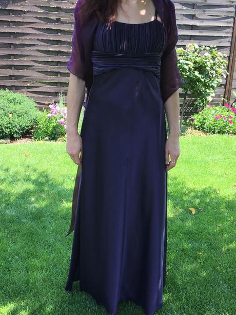 Spoločenské šaty-saténové, 40