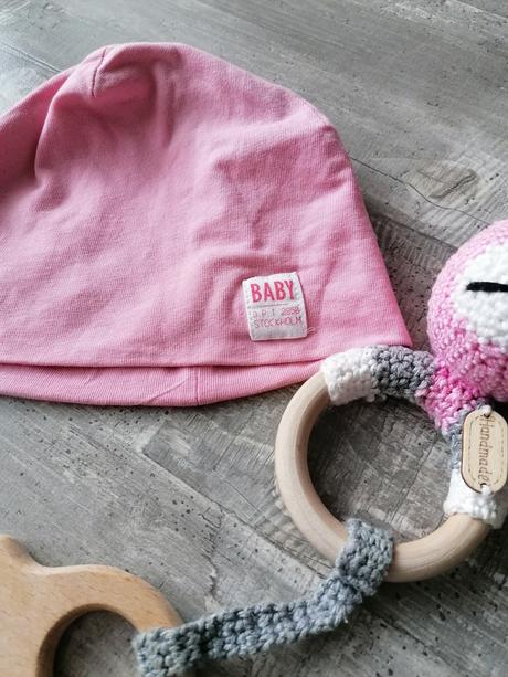 Čiapka ružová, h&m,74