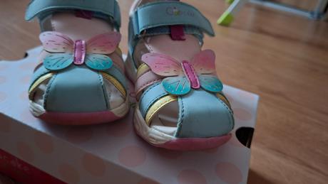 Sandálky farebné, cupcake,20