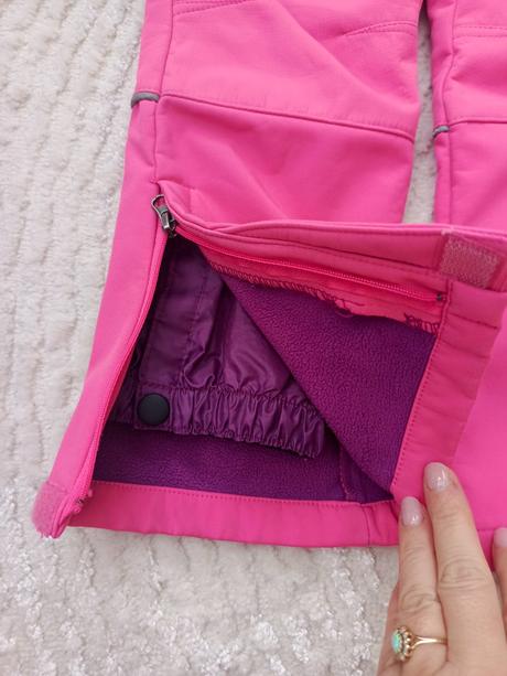 Zateplené softshellové nohavice 98/104, 104