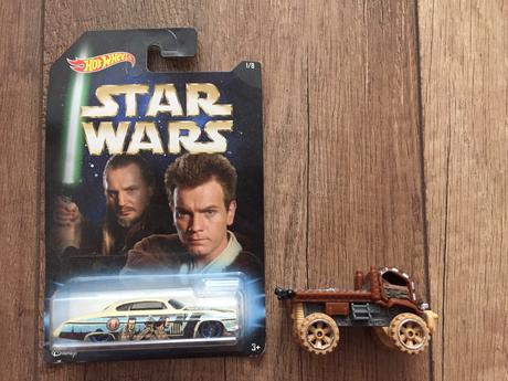 2x star wars auto zn. hot wheels,