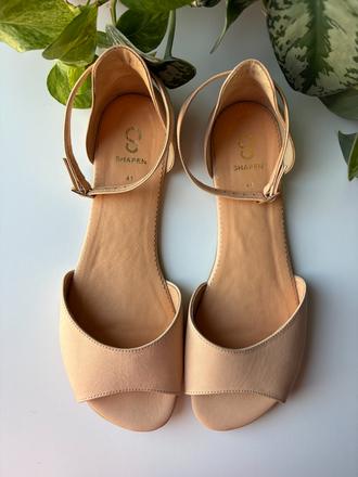 Shapen barefoot sandálky lily 3.0 natural, veľ.41r, 41