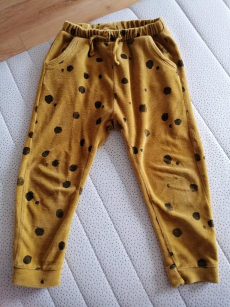 Zamatové teplacky, zara,98