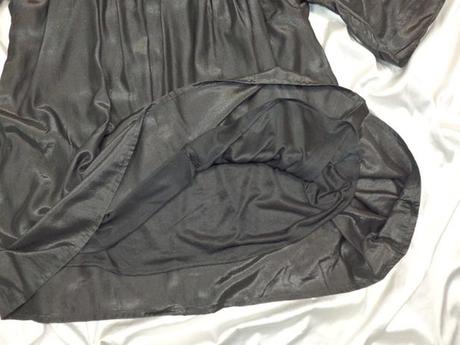 Kvaitná čierna tunika, xl