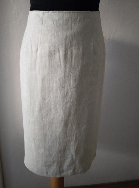 Sukňa ľanová, mac,40