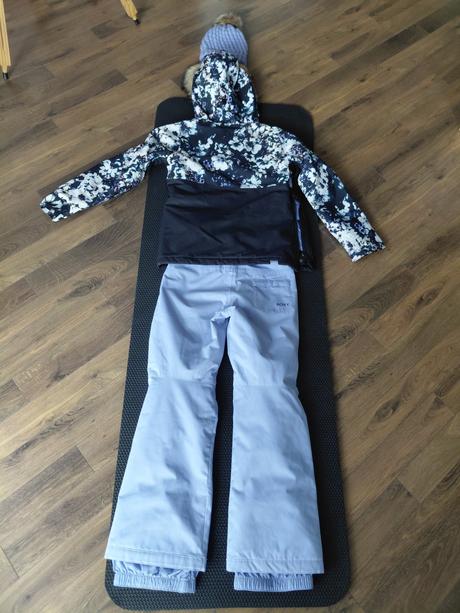 Roxy yziarska-snowboardova bunda+nohavice+čiapka, roxy,164