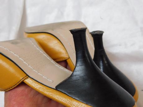 Claudina chic luxusne kožene šlapky, 36