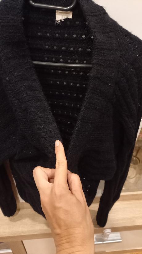 Sveter m/l/xl cierny ako bolerko, l